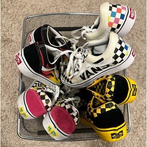 FOUR pairs of OLD SKOOL Vans!